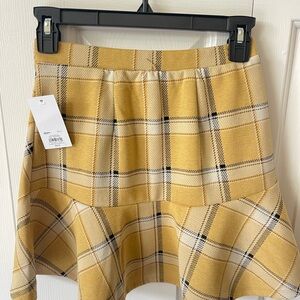 NWT preppy plaid skort